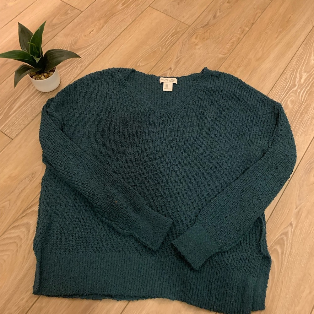 Cozy teal sweater